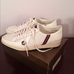 White Gucci sneakers Size 9 Euro 43